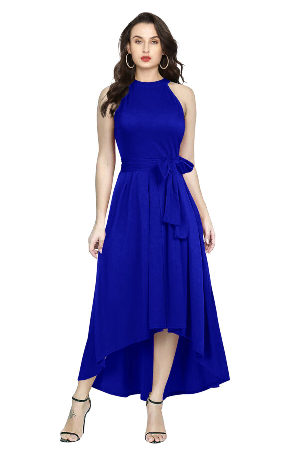 Gorgeous Royal Blue Women's Wear Maxi Dress