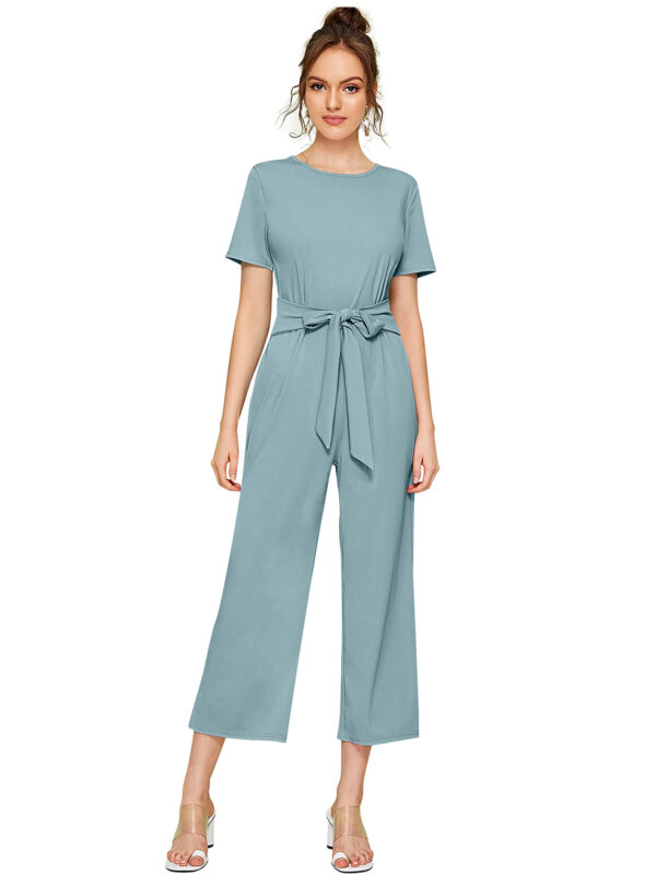 Pista Cap Sleeves Jumpsuit