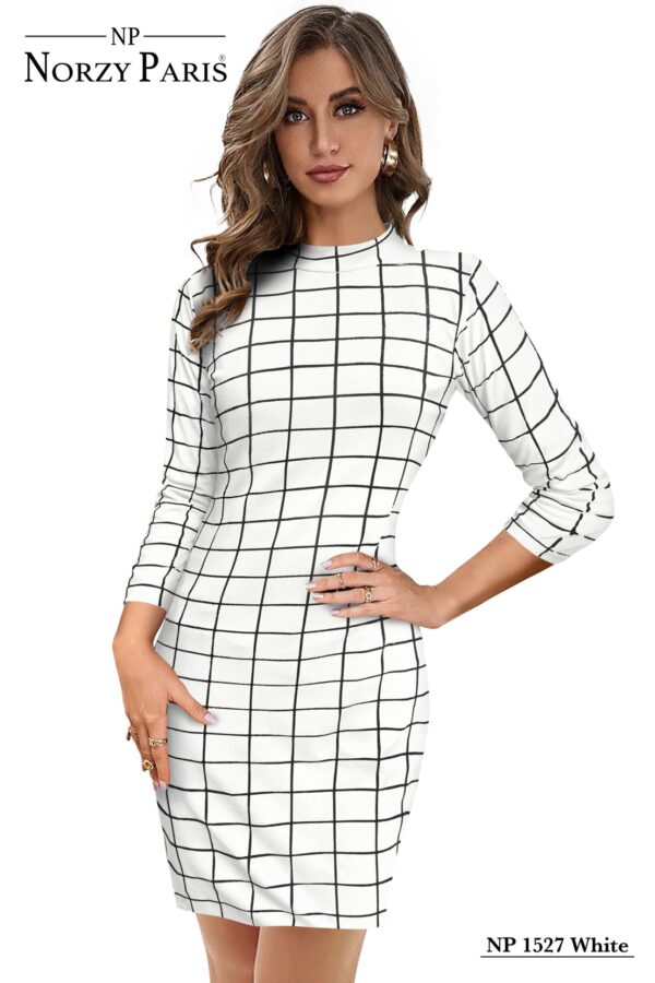 White Western Wear Bodycon Dress