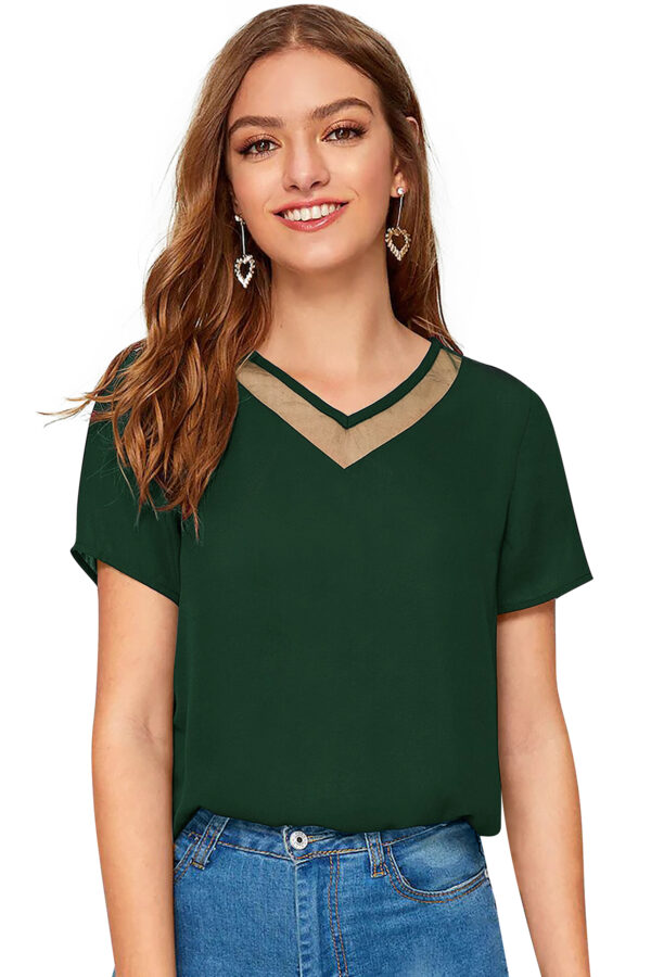 Green Half Sleeve T-Shirt