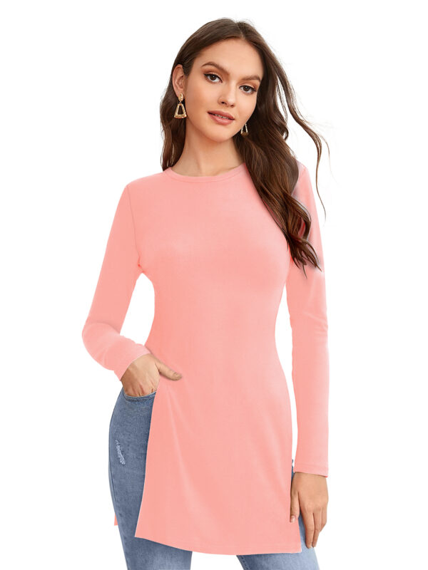 Peach Full Sleeves Tunic