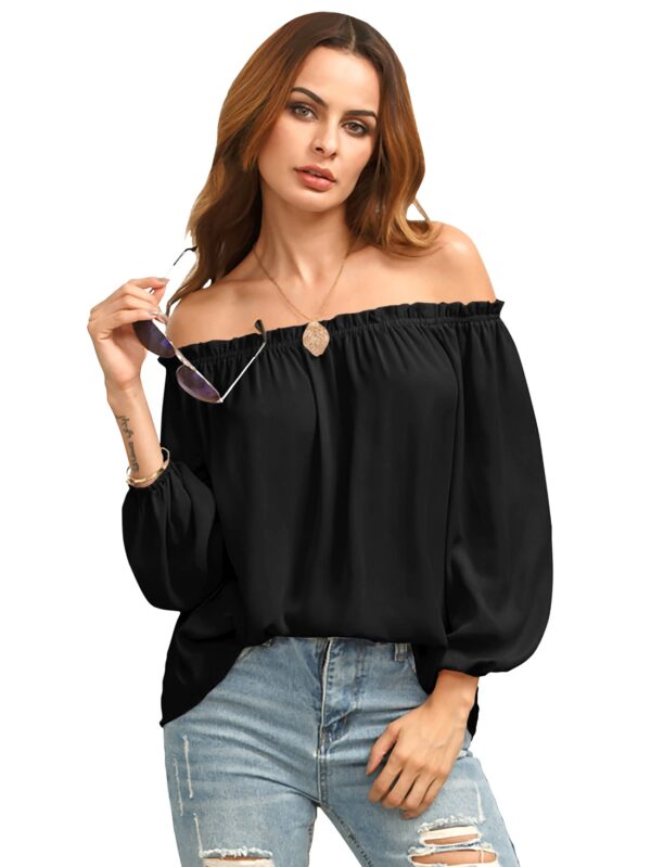 Black Round neck Top for women/girls